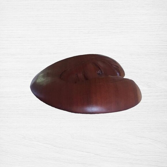 Mother and Child Wooden Plaque Wall Decor Carved Wood Madonna & Child - Picture 8 of 9